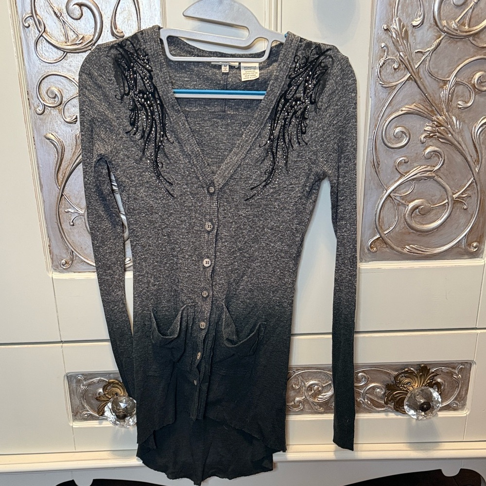 EUC Miss Me Girls ombré cardigan size m